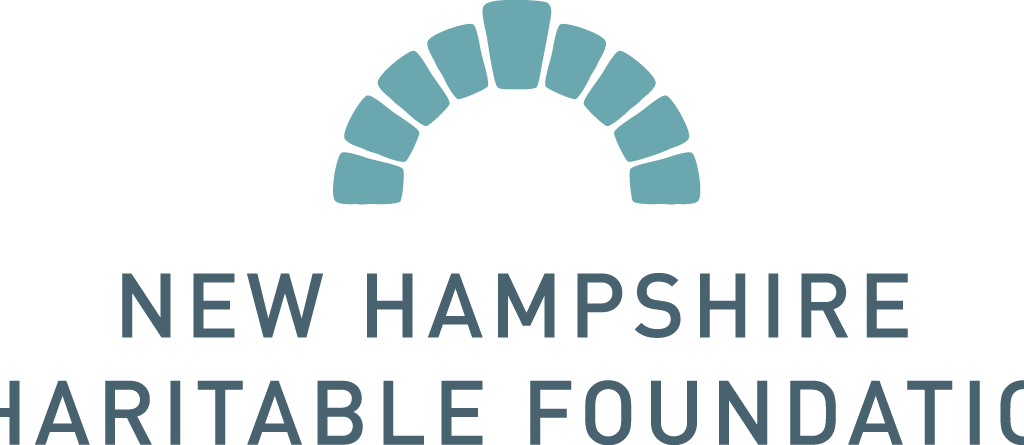 A decorative logo containing the name New Hampshire Charitable Foundation